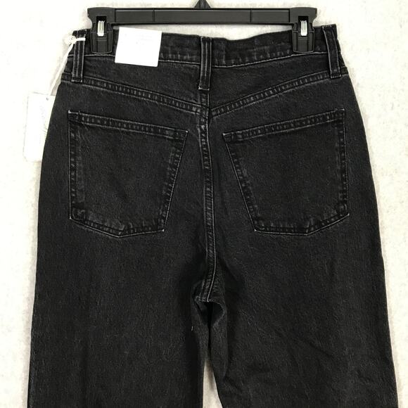 Universal Thread Jeans Womens 6 Black Straight Baggy Loose 90s Grunge Skater Y2K - Picture 9 of 14